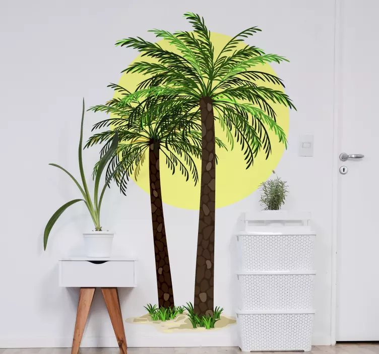 Plant sticker tropical palm trees - TenStickers