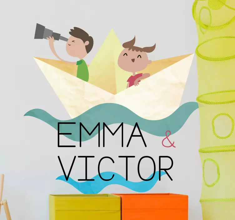 Playful Kids Adventure wall stickers for kid - TenStickers