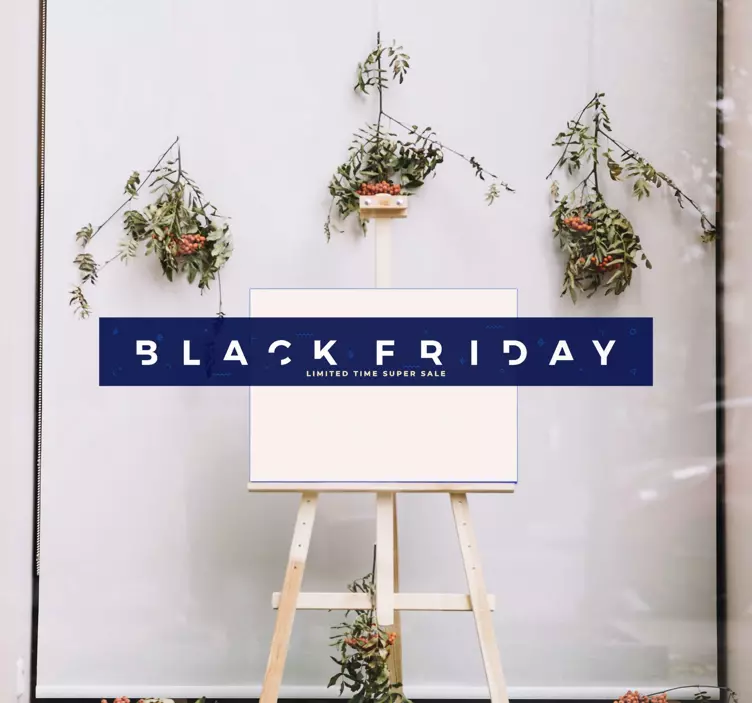 Promotional Sale Banner Black Friday sticker - TenStickers