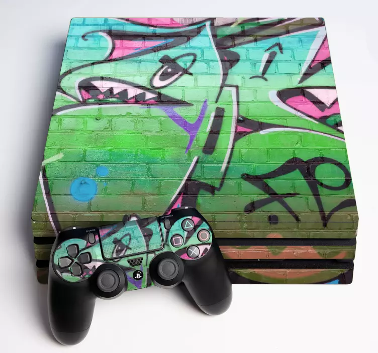 Ps4 skin vibrant animal designs - TenStickers