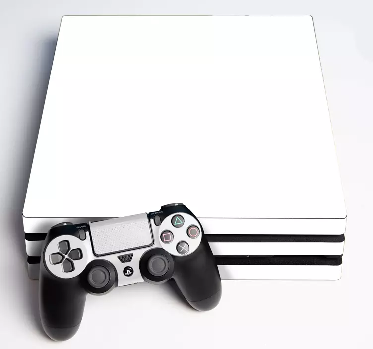 PS4 solid white PS4 stickers - TenStickers