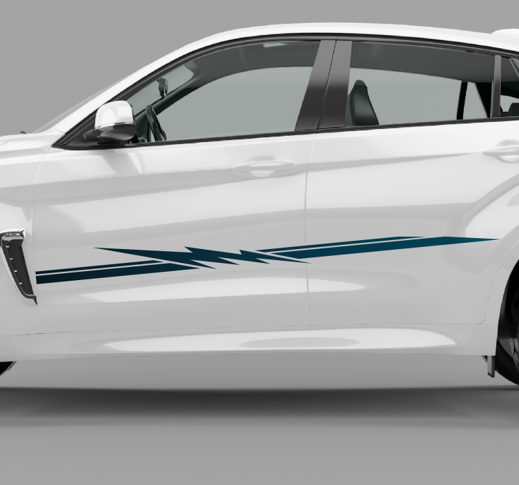 race stripe for car Car Sticker - TenStickers