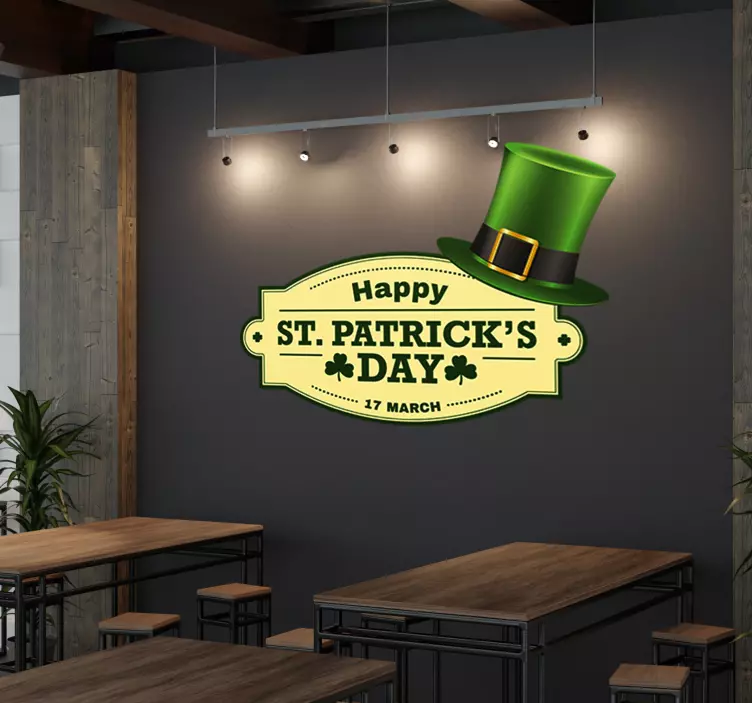 Saint Patrick’s day  wall sticker - TenStickers