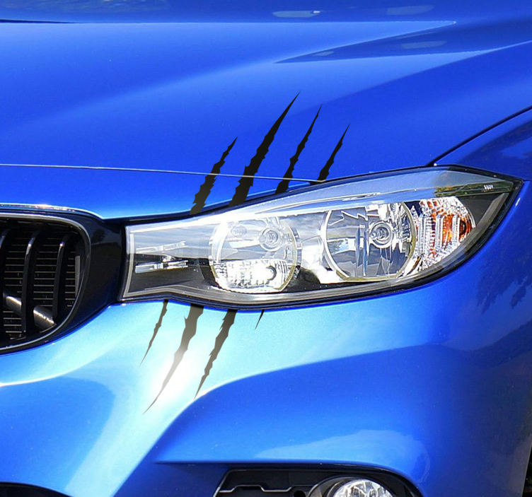 Scratches set for headlights car sticker - TenStickers