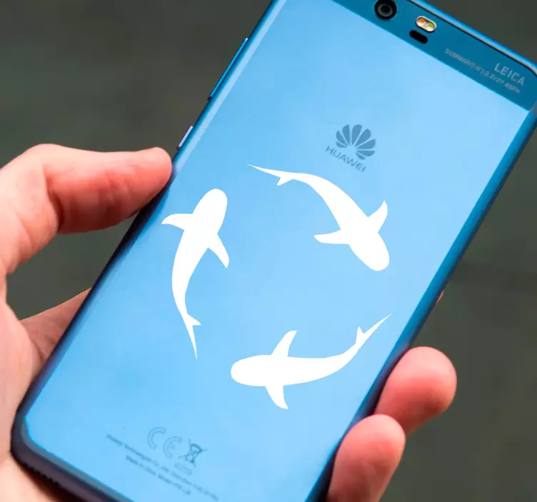 Sharks Huawei Phone Sticker - TenStickers
