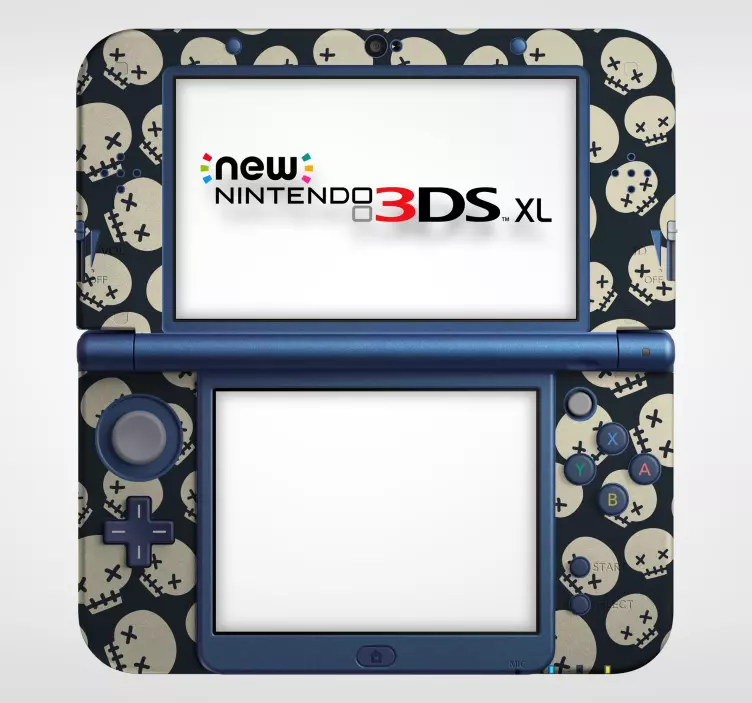 Skull Nintendo Skin Sticker - TenStickers