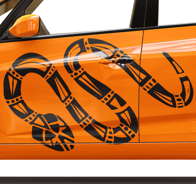 Snake decoration Car Sticker - TenStickers