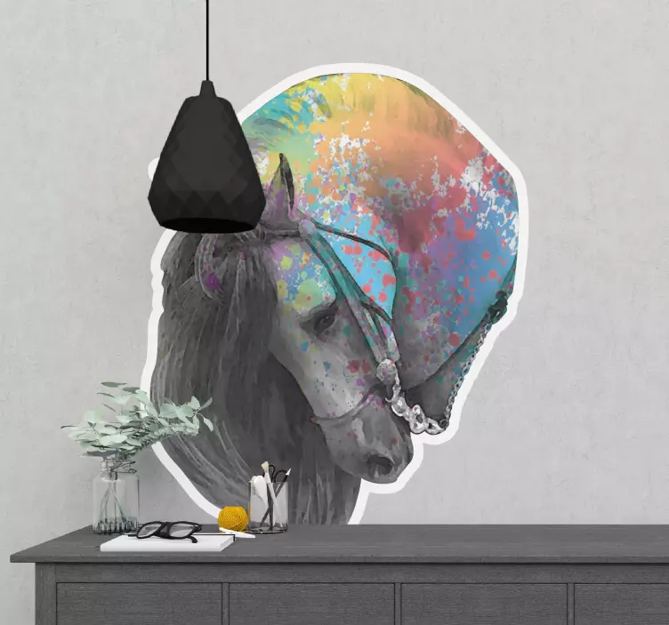 Spanish horse andaluz farm animal wall sticker - TenStickers