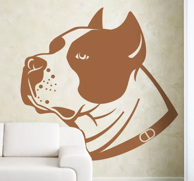 Staffordshire Dog Wall Sticker - TenStickers