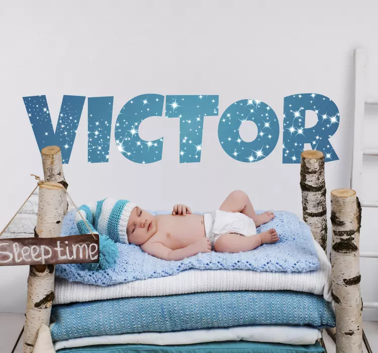 Stars Customisable Wall Sticker - TenStickers