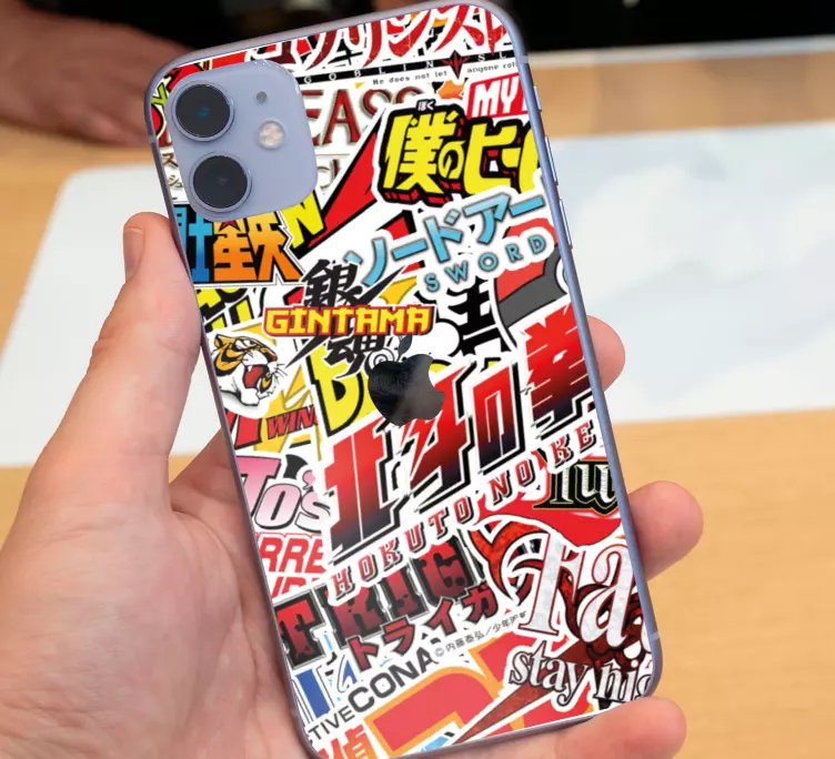 Sticker vinyl bomb for iPhone - TenStickers