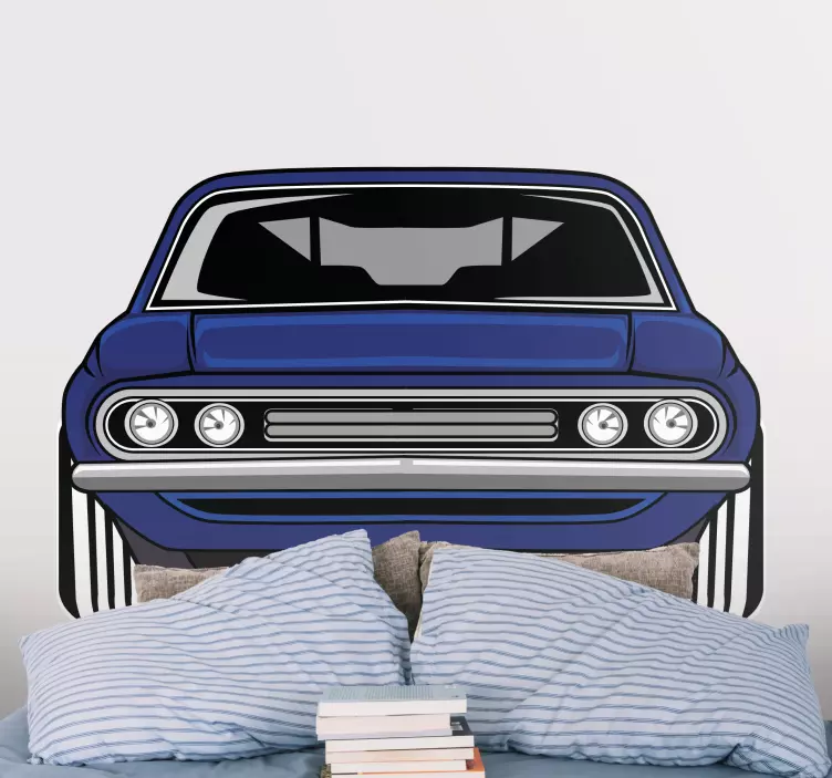 Strong muscle car vinyl sticker - TenStickers