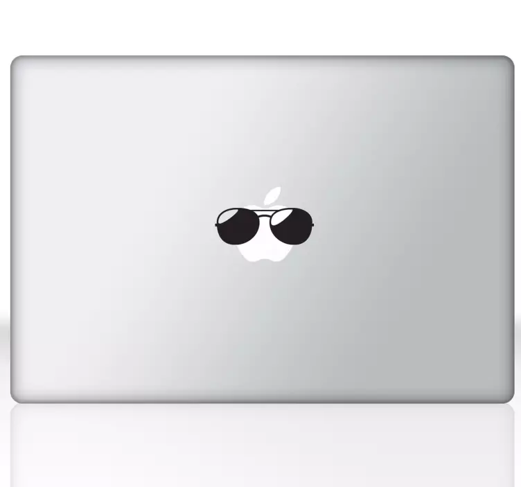Sunglasses MacBook Sticker - TenStickers