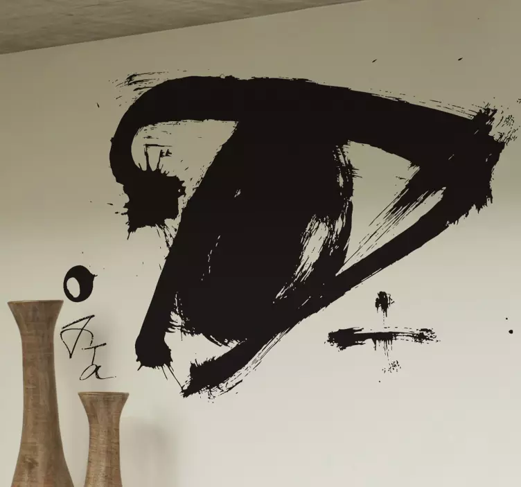 Tàpies Drawing Sticker - TenStickers
