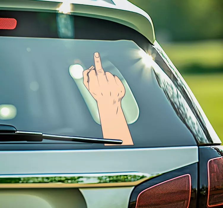 The middle finger is an obscene gesture in many Western cultures. - TenStickers