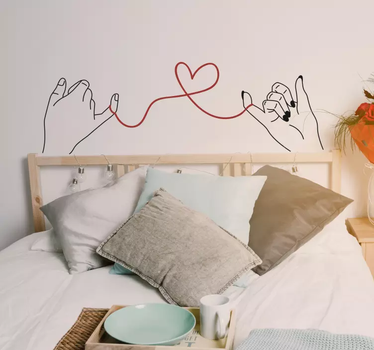 The red thread valentine´s day sticker - TenStickers