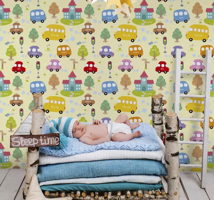 Toy cars Wall Mural sticker - TenStickers