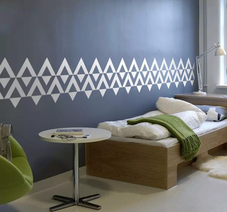 Triangular Border Sticker - TenStickers