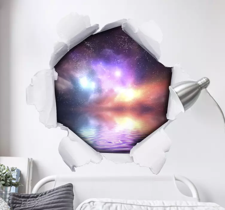 Trompe l'oeil Customisable Wall Sticker - TenStickers