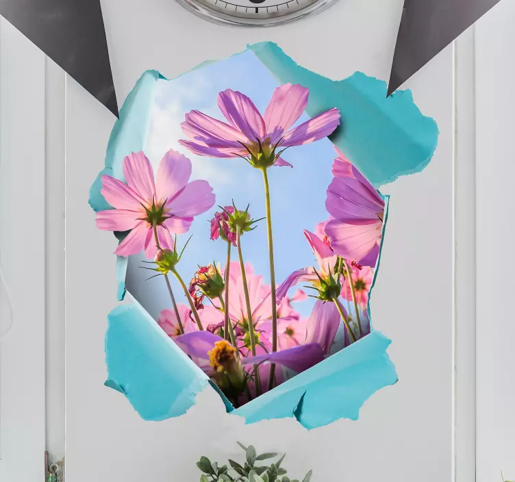 trompe l'oeil landscapes wall sticker - TenStickers