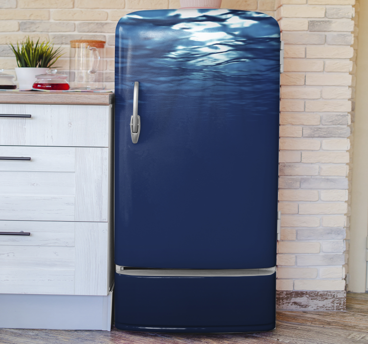 Gorgeous undersea fridge sticker - TenStickers