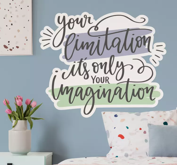 Motivational Creativity Saying quote sticker - TenStickers