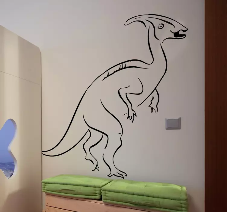 Velociraptor Dinosaur Wall Sticker - TenStickers