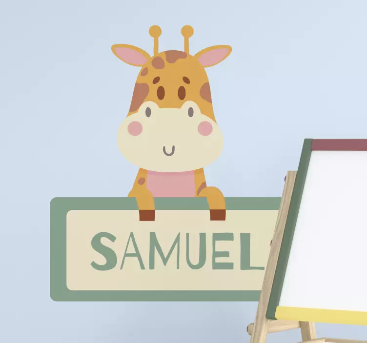 Wall stickers for kid adorable giraffe figure - TenStickers