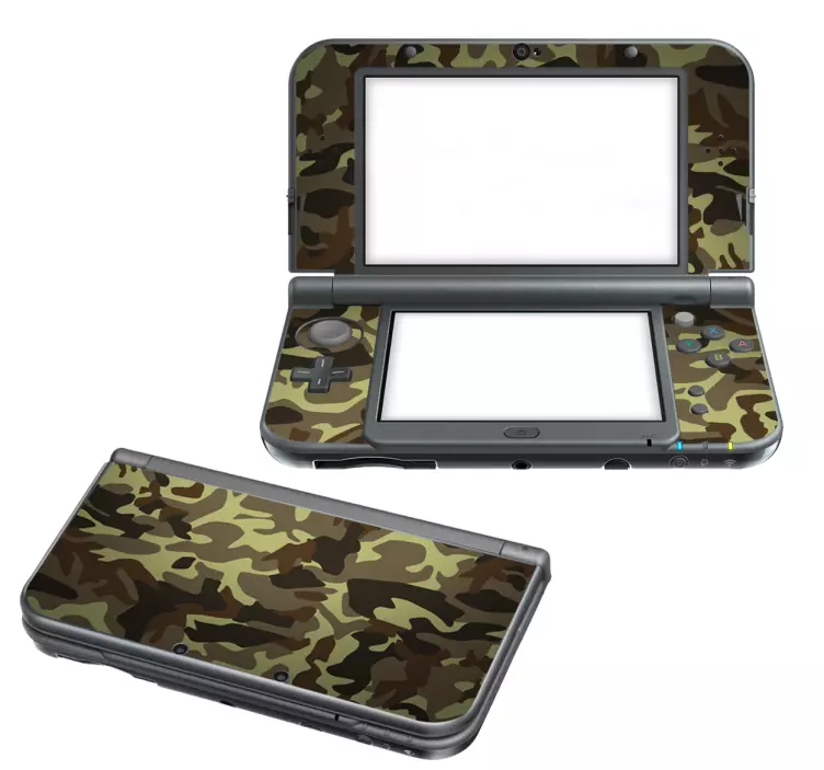 War Camouflage Nintendo Sticker - TenStickers