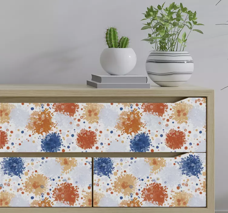 Watercolor furniture sticker - TenStickers