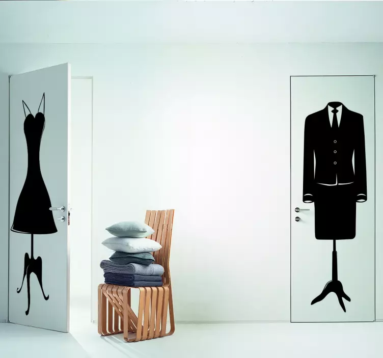 Women's Suit Jacket Sticker - TenStickers