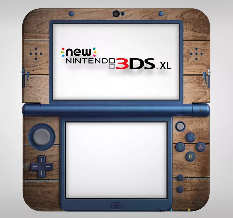 Wooden Texture Nintendo Skin Sticker - TenStickers
