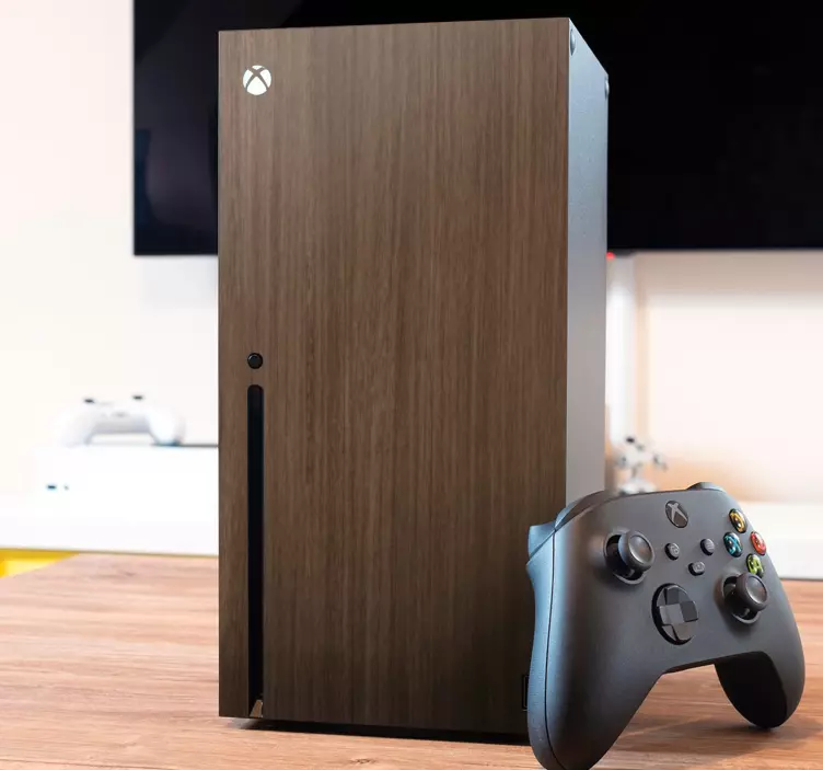 Woodgrain Accessory Set xbox wrap - TenStickers