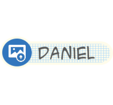 personalized name tag customisable sticker - TenStickers
