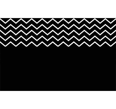 chevron pattern window sticker - TenStickers