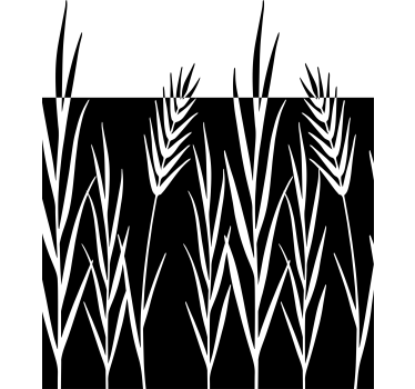 plants and spikes window sticker - TenStickers