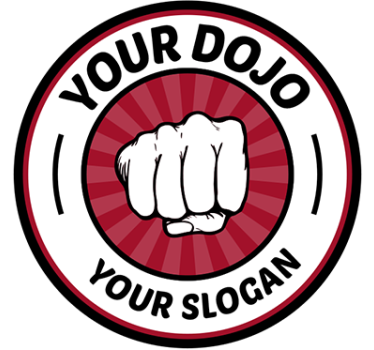 Martial Arts Emblem sports wall sticker - TenStickers