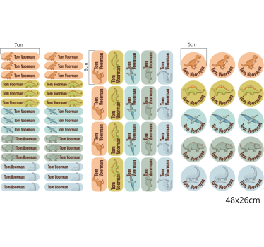 dinosaur school designs custom sticker - TenStickers