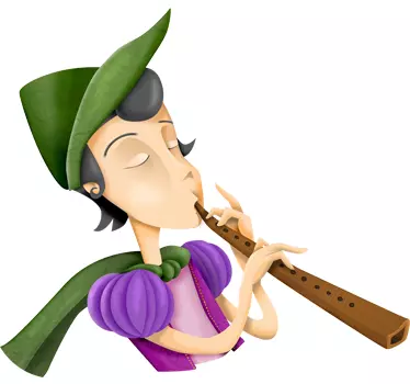Pied Piper of Hamelin - TenStickers