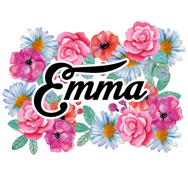 Flowers stylish bike sticker - TenStickers