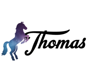 Horse design name  bike sticker - TenStickers