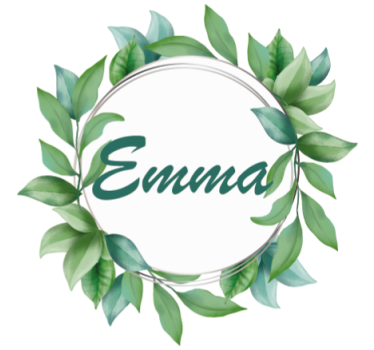 Green leaves with name bike sticker - TenStickers