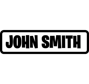 Custom 1 inch mailbox letters postbox sticker - TenStickers