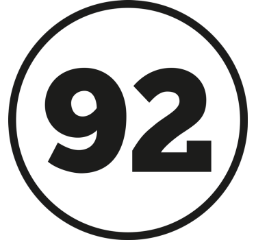 Rally number car sticker - TenStickers