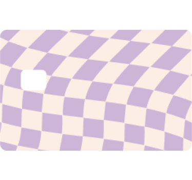 squares pastel colors credit card sticker - TenStickers