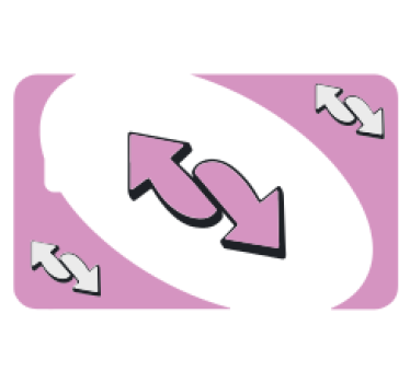 Uno card pink credit card sticker - TenStickers