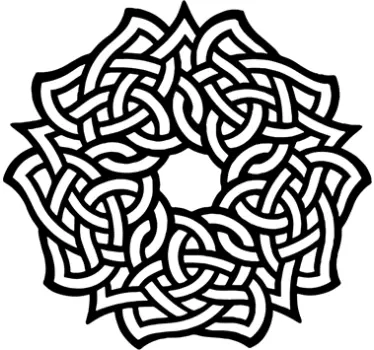 Celtic Abstract decal - TenStickers