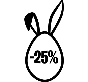 Easter day discount shop window sticker - TenStickers