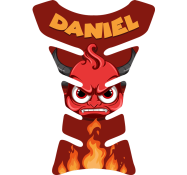 Devil motorcycle sticker - TenStickers