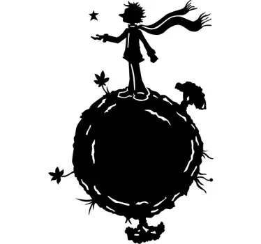 The World of the Little Prince Fairy Tale Sticker - TenStickers